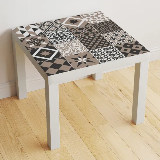 Stickers Table - Motif Carreaux de ciment