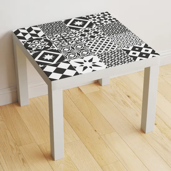 Stickers Table - Motif Carreaux de ciment