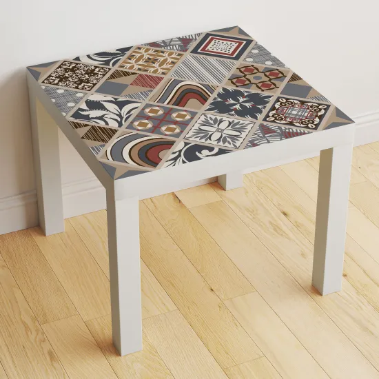 Stickers Table - Motif Carreaux de ciment