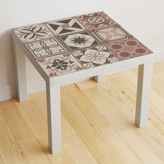 Stickers Table - Motif Carreaux de ciment