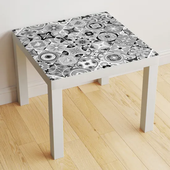 Stickers Table - Motif Carreaux de ciment