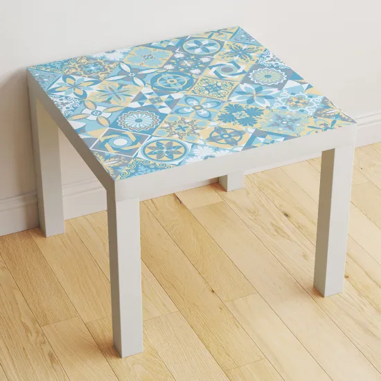 Stickers Table - Motif Carreaux de ciment