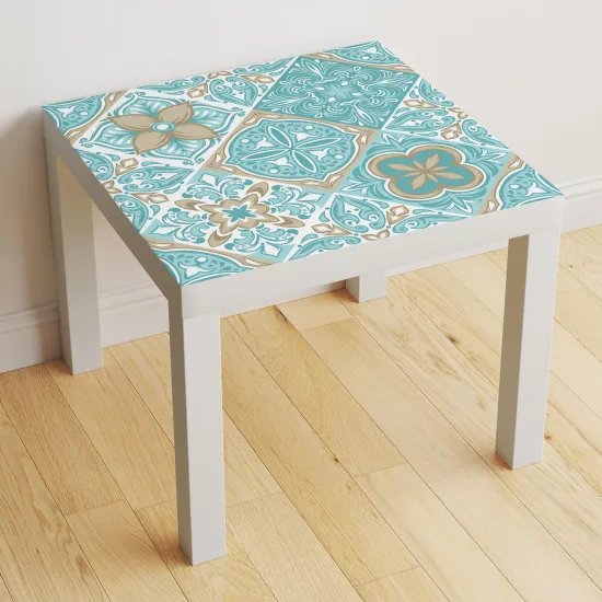 Stickers Table - Motif Carreaux de ciment