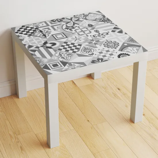 Stickers Table - Motif Carreaux de ciment