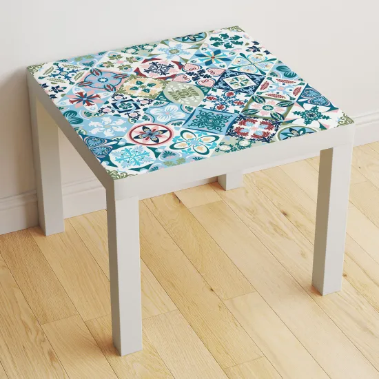 Stickers Table - Motif Carreaux de ciment