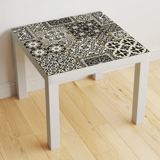 Stickers Table - Motif Carreaux de ciment