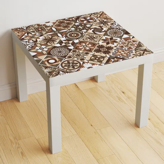 Stickers Table - Motif Carreaux de ciment