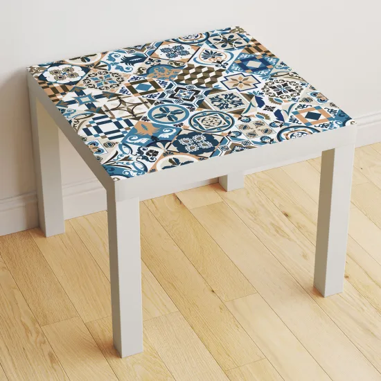 Stickers Table - Motif Carreaux de ciment