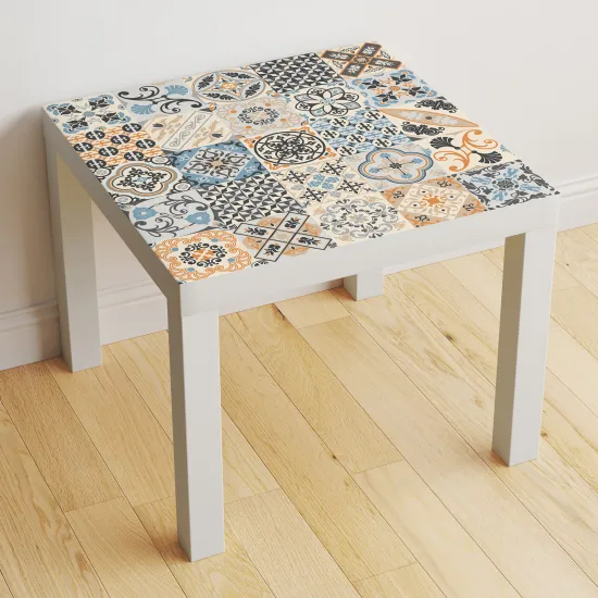 Stickers Table - Motif Carreaux de ciment