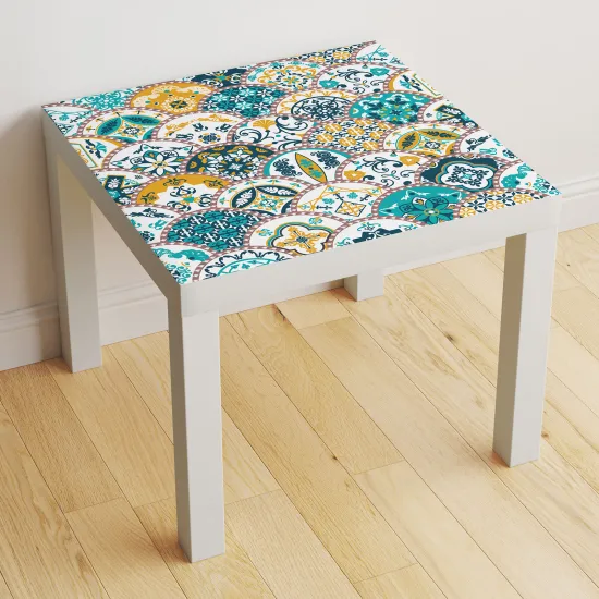 Stickers Table - Motif Carreaux de ciment