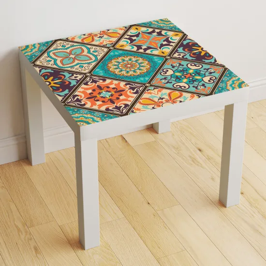 Stickers Table - Motif Carreaux de ciment