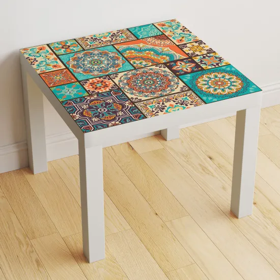 Stickers Table - Motif Carreaux de ciment