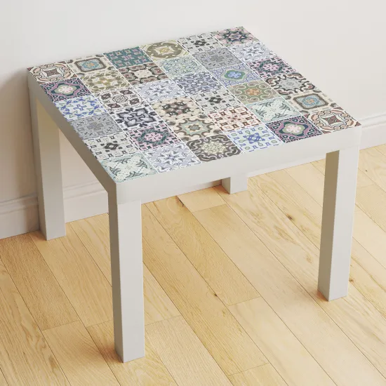 Stickers Table - Motif Carreaux de ciment