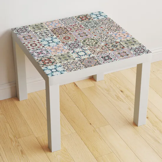 Stickers Table - Motif Carreaux de ciment