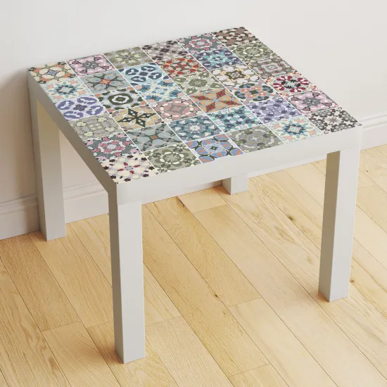 Stickers Table - Motif Carreaux de ciment