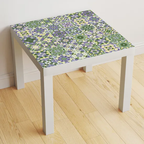 Stickers Table - Motif Carreaux de ciment