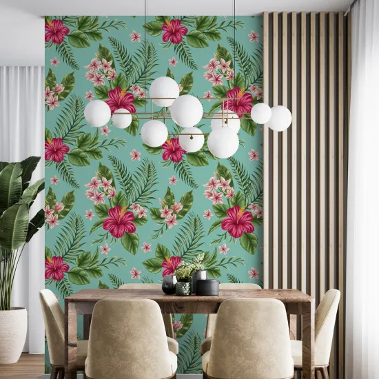 Papier peint - Motif floral