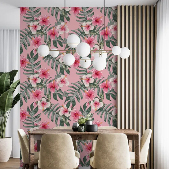 Papier peint - Motif floral