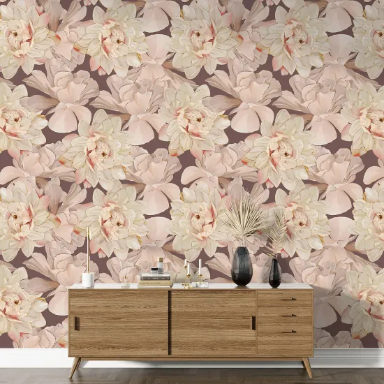 Papier peint motif XL - Motif floral