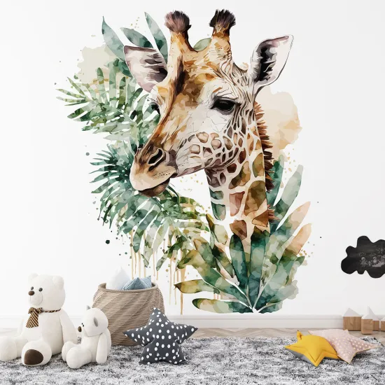 Papier peint panoramique Enfants - Girafe