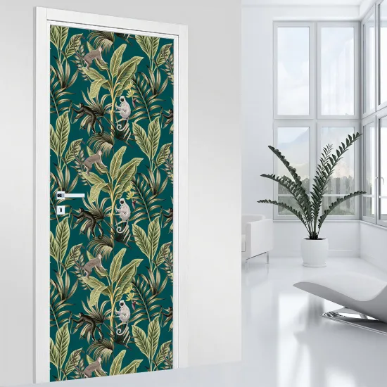 Stickers pour porte - Jungle