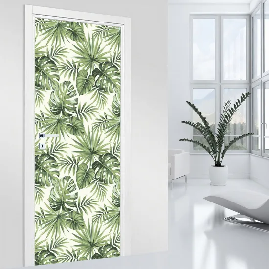 Stickers pour porte - Tropical