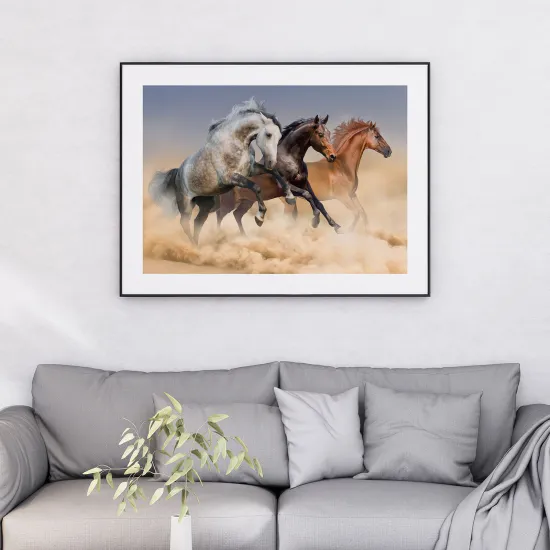 Affiche / Poster - Chevaux