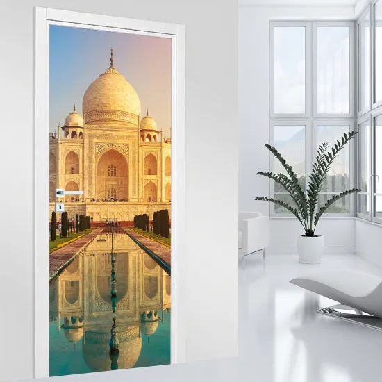 Stickers pour porte - Taj Mahal