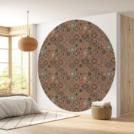 Papier peint rond / cercle - Mosaïque - 463