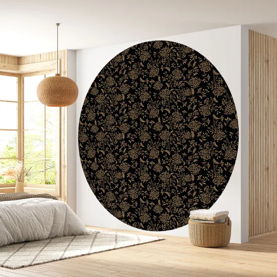 Papier peint rond / cercle - Motif oriental - 492