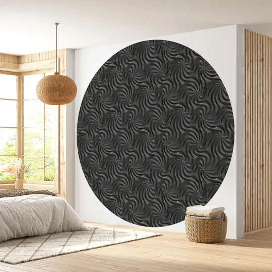 Papier peint rond / cercle - Design 3D - 538