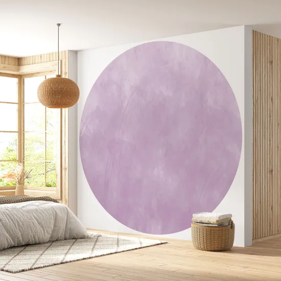 Papier peint rond / cercle - Couleur Tendance - 645