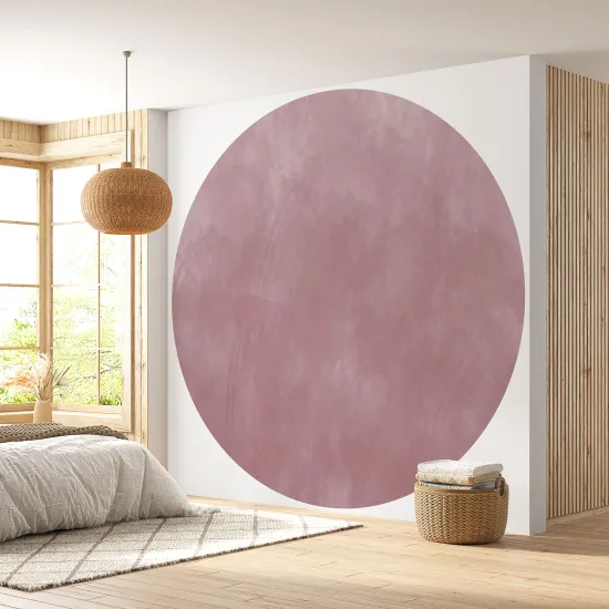 Papier peint rond / cercle - Couleur Tendance - 674