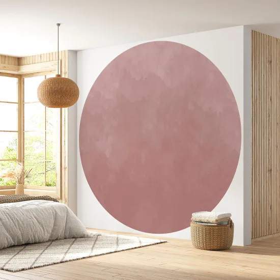 Papier peint rond / cercle - Couleur Tendance - 676