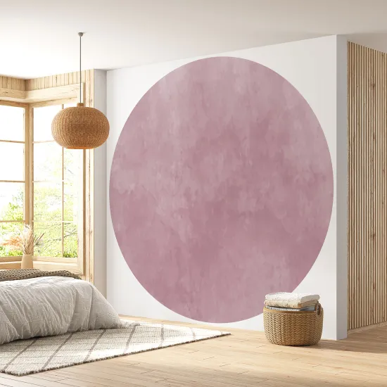 Papier peint rond / cercle - Couleur Tendance - 678