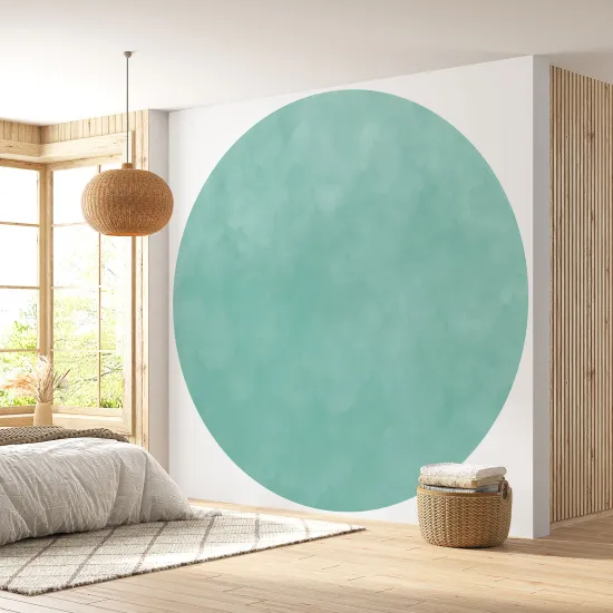 Papier peint rond / cercle - Couleur Tendance - 681