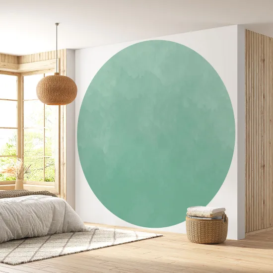 Papier peint rond / cercle - Couleur Tendance - 684