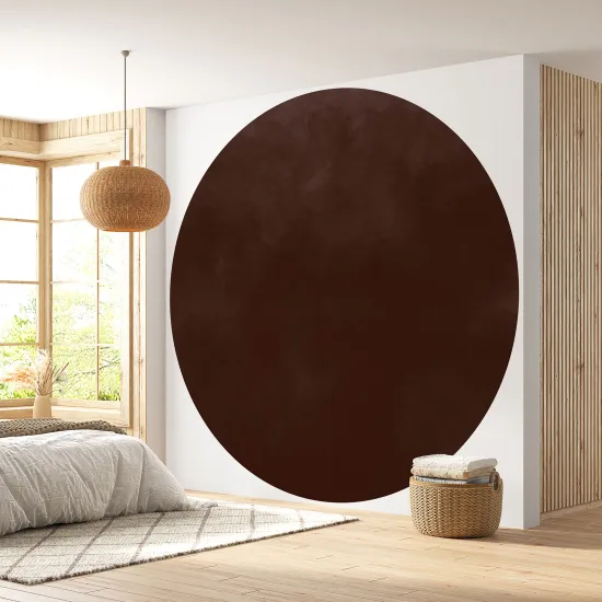 Papier peint rond / cercle - Couleur Tendance - 699