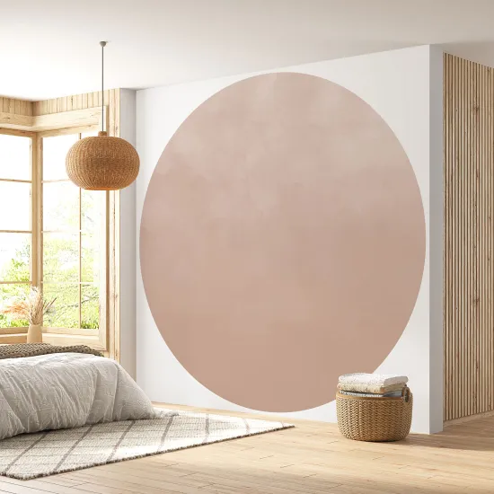 Papier peint rond / cercle - Couleur Tendance - 704