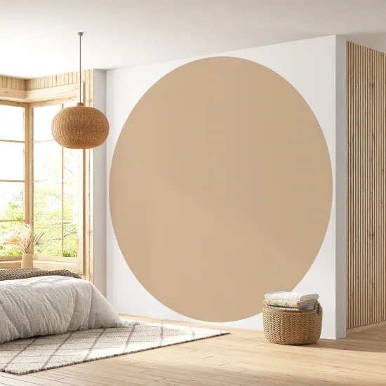 Papier peint rond / cercle - Couleur Tendance - 717