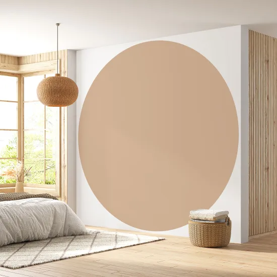 Papier peint rond / cercle - Couleur Tendance - 721