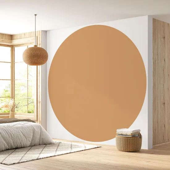 Papier peint rond / cercle - Couleur Tendance - 728