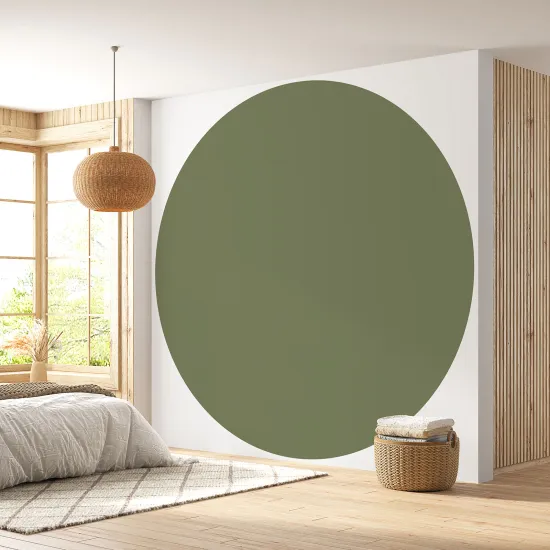 Papier peint rond / cercle - Couleur Tendance - 729