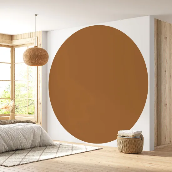 Papier peint rond / cercle - Couleur Tendance - 732