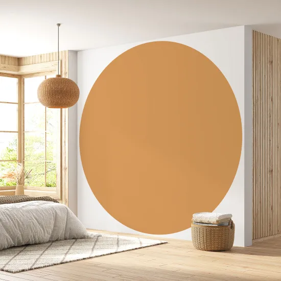 Papier peint rond / cercle - Couleur Tendance - 733