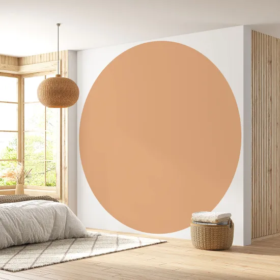 Papier peint rond / cercle - Couleur Tendance - 736