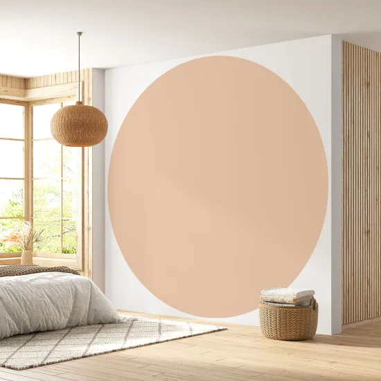 Papier peint rond / cercle - Couleur Tendance - 739