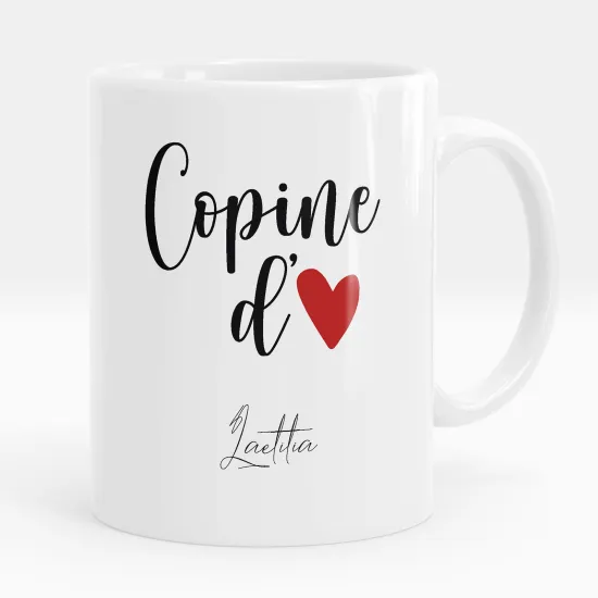 Mug - Tasse personnalisée - Copine d'amour