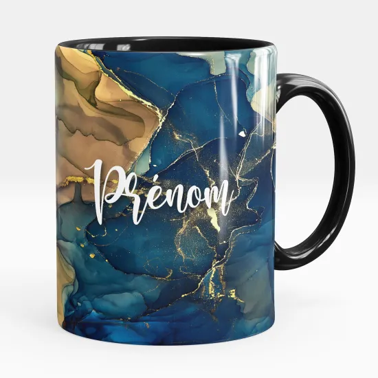 Mug - Tasse personnalisée - Effet marbré