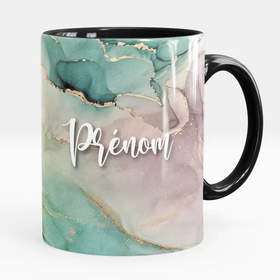 Mug - Tasse personnalisée - Effet marbré